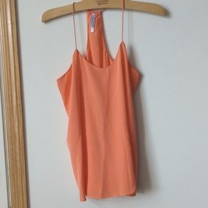 Southern Tide 100% Silk Coral Top Size 2